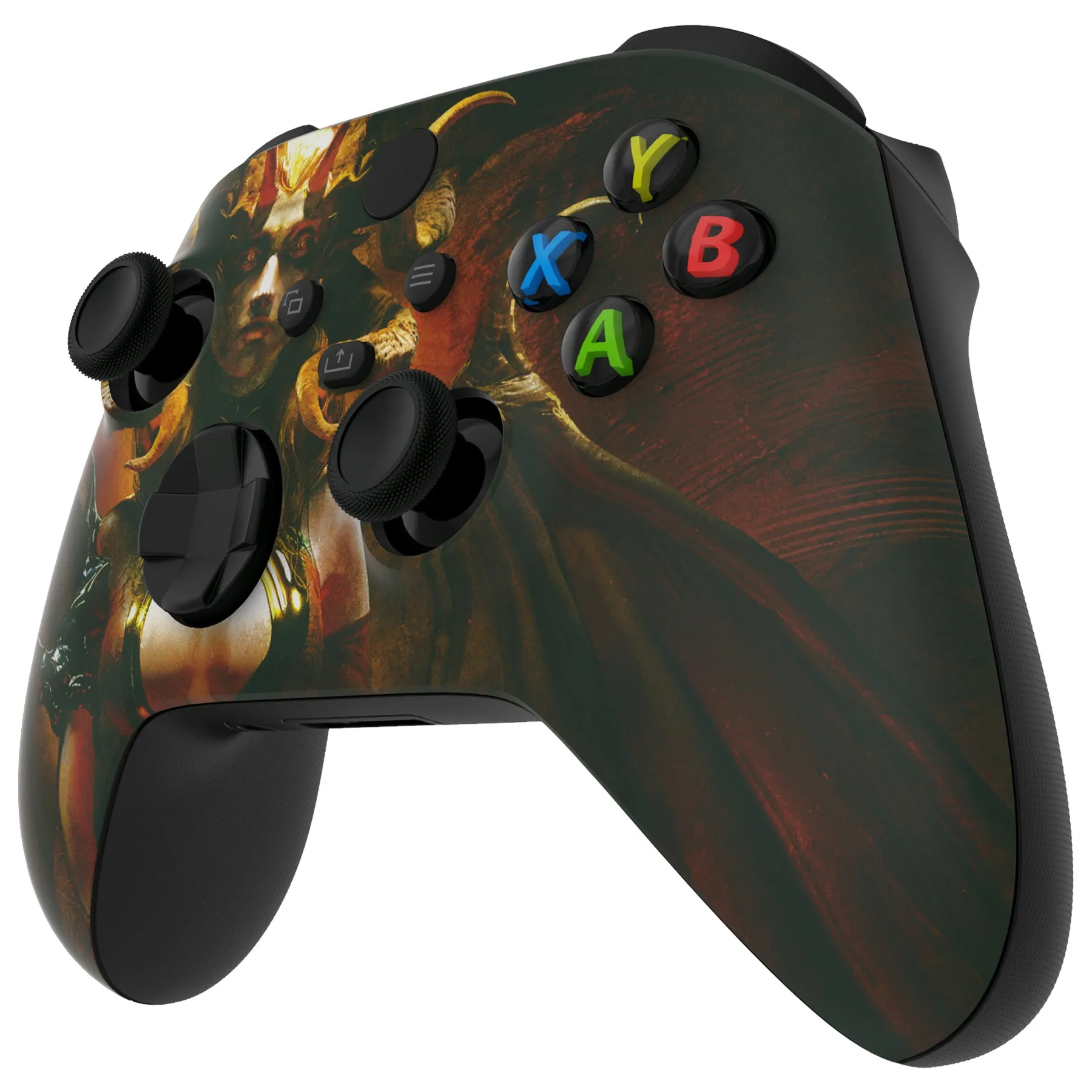 eXtremeRate The Lilith Replacement Part Faceplate, Soft Touch Grip Housing Shell Case for Xbox Series S & Xbox Series X Controller Accessories - Controller NOT Included - FX3T190