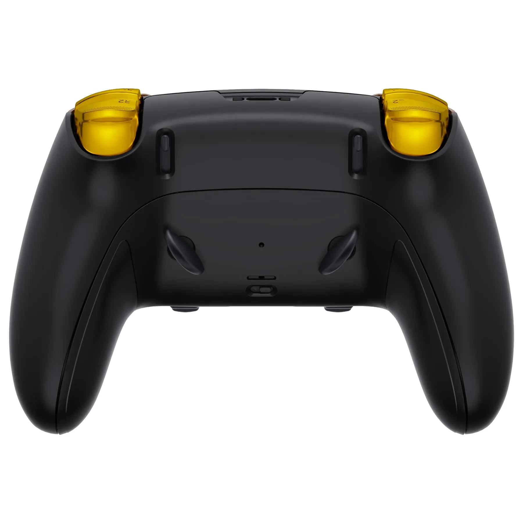 eXtremeRate Wood Grain Full Set Housing Shell with Buttons Touchpad Cover Compatible with ps5 Edge Controller, Custom Replacement Decorative Trim Shell Front Back Plates Compatible with ps5 Edge Controller - QRHEGS001