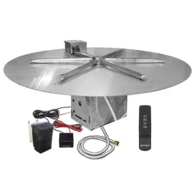 Firegear 34" Round Disk Gas Fire Pit Insert FPB-34DBSTMSI-N