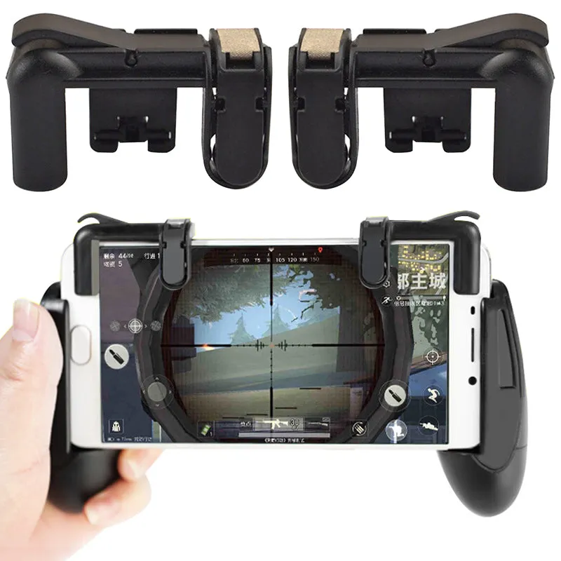 For PUBG Controller Gamepad Game Pad Joystick Game Trigger Cell Phone Mobile Fire Button L1R1 Aim Key for iphone Android Fortnit