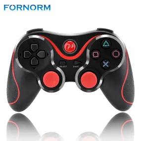 FORNORM Two Colors ABS Gamepads  Handle Comfortable For PS3 Wireless Bluetooth USB Rechargeable Gamepad