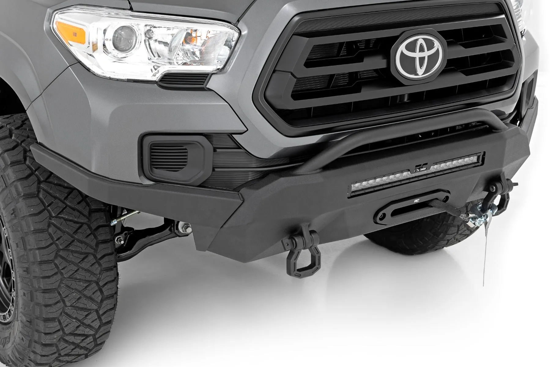 Front Bumper - High Clearance - Hybrid - 20" Blk DRL LED - Toyota Tacoma (16-23)