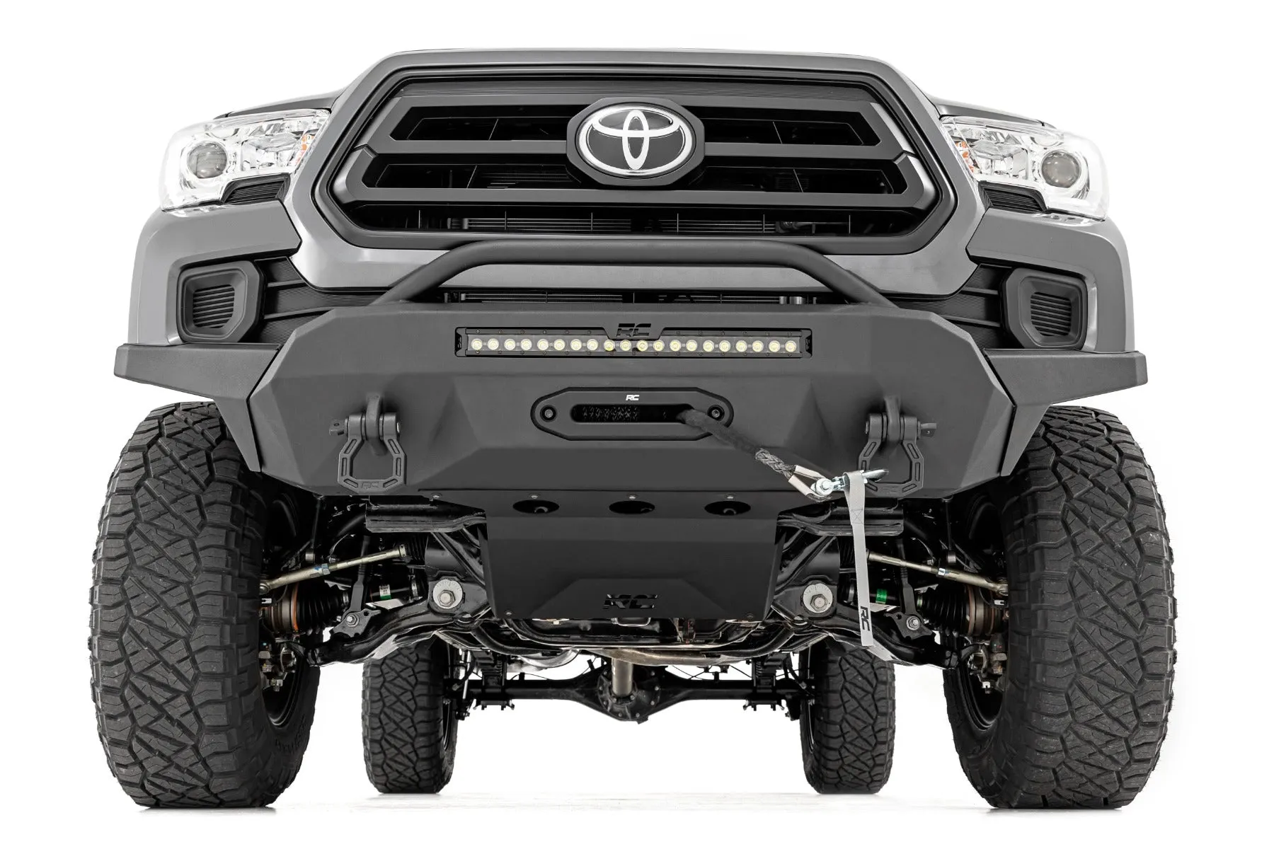 Front Bumper - High Clearance - Hybrid - 20" Blk DRL LED - Toyota Tacoma (16-23)