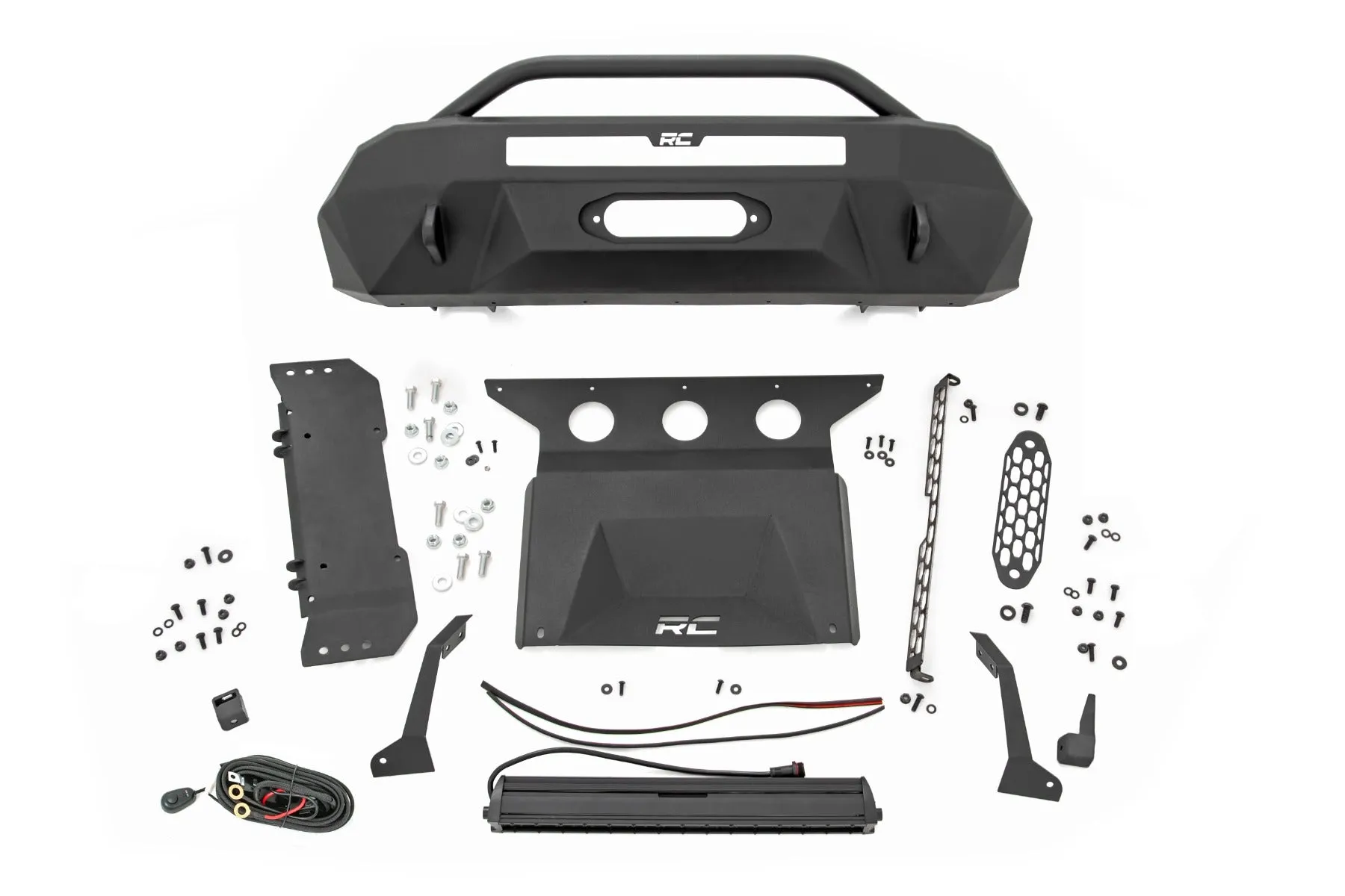 Front Bumper - Hybrid - 20" Blk LED - Toyota Tacoma 2WD/4WD (16-23)