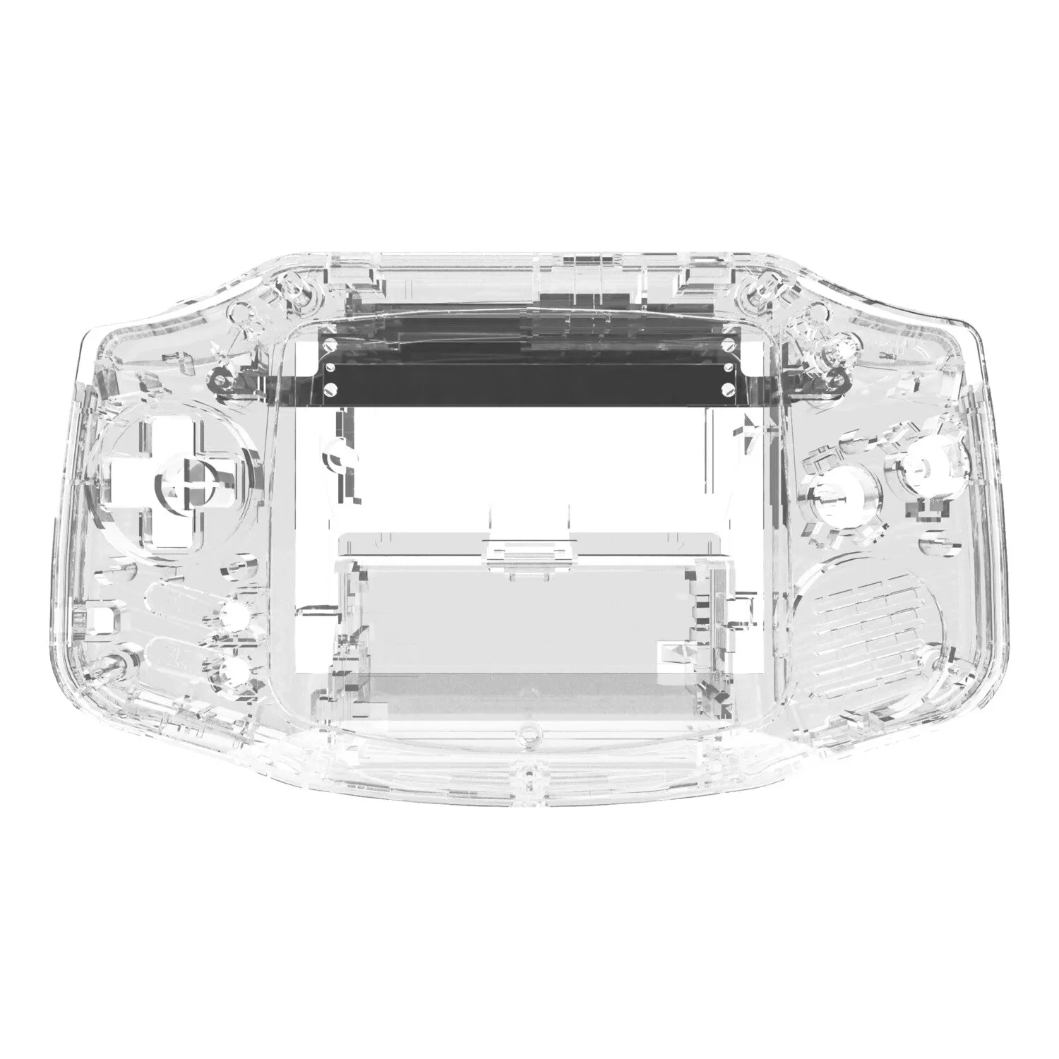Game Boy Advance Crystal Clear IPS  Modified Prestige Shell - RetroSix