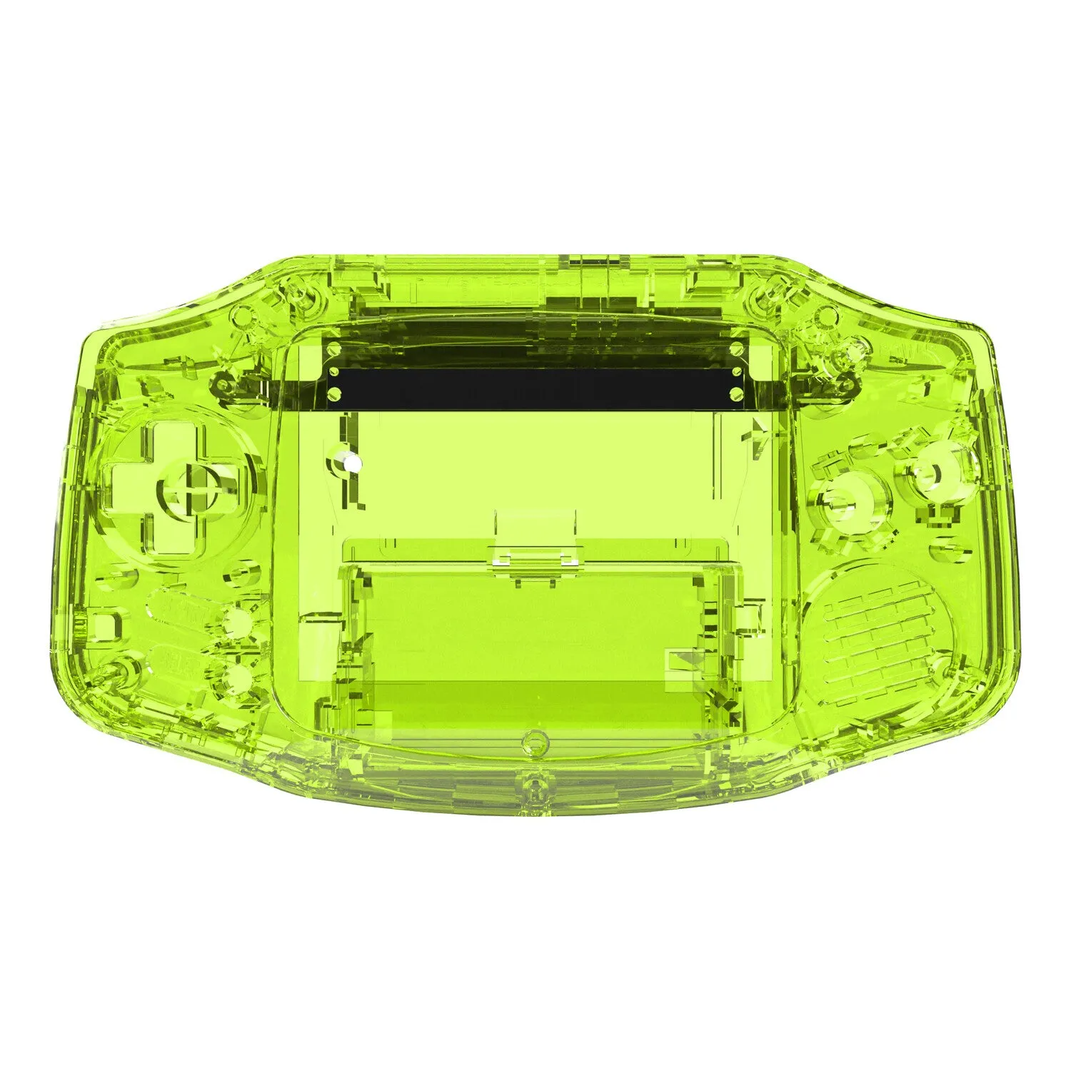 Game Boy Advance Crystal Clear IPS  Modified Prestige Shell - RetroSix