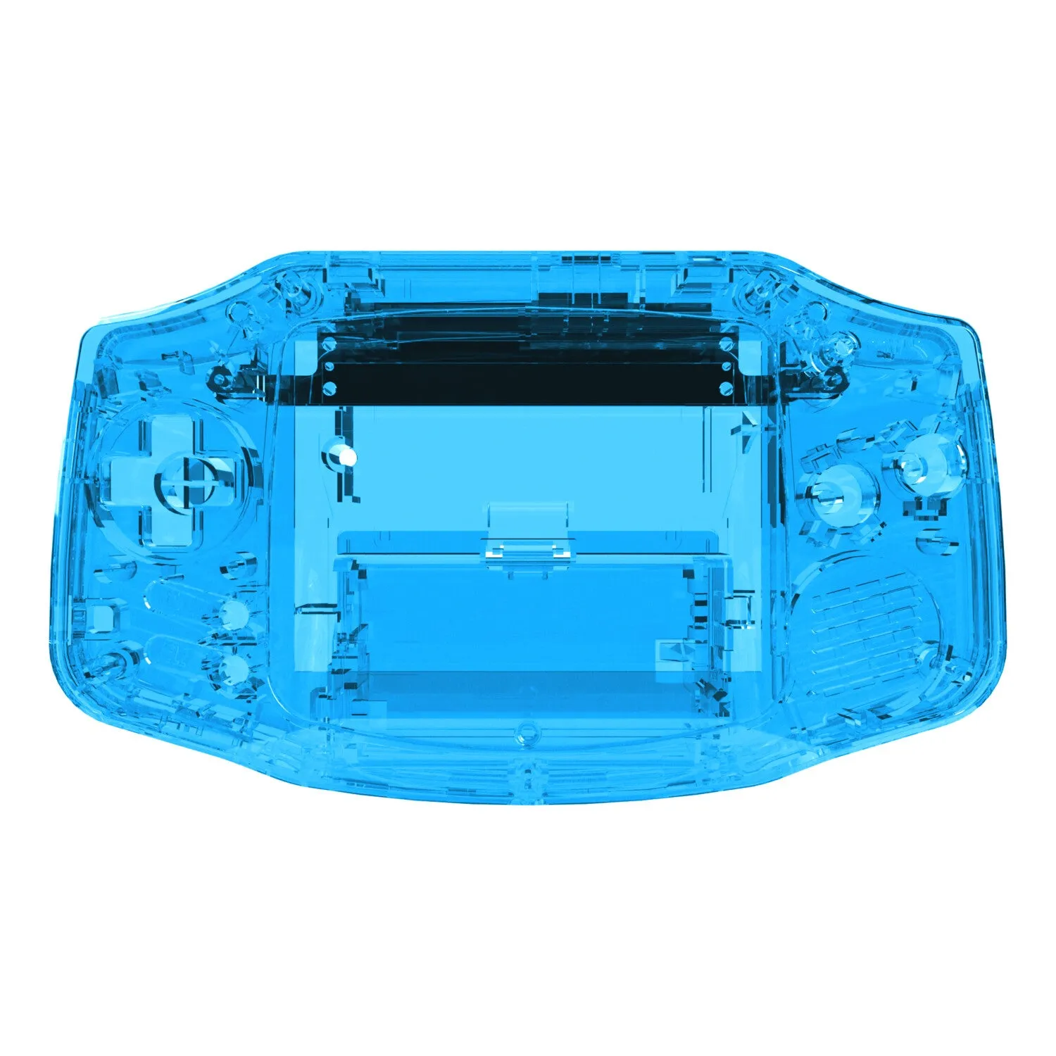 Game Boy Advance Crystal Clear IPS  Modified Prestige Shell - RetroSix
