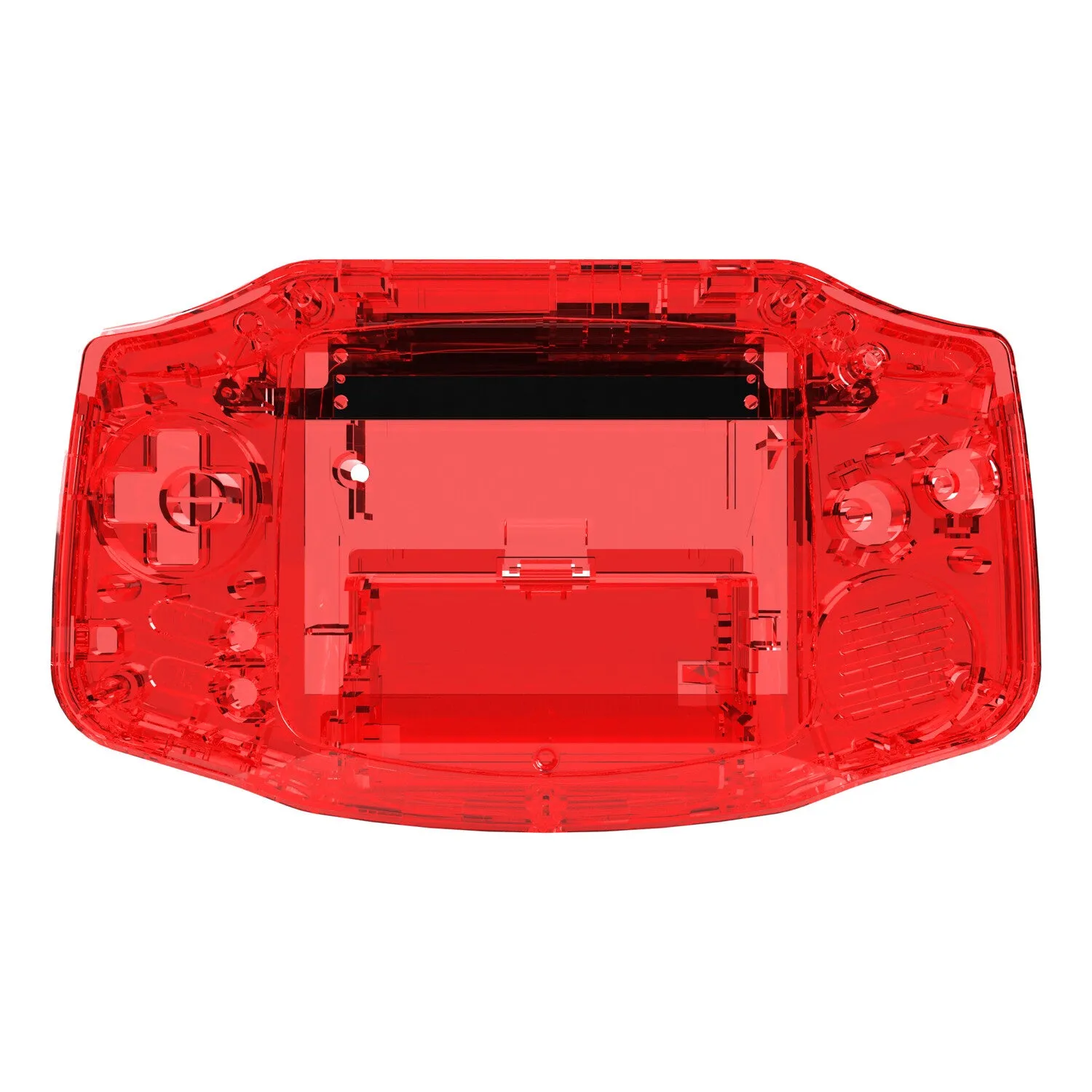 Game Boy Advance Crystal Clear IPS  Modified Prestige Shell - RetroSix