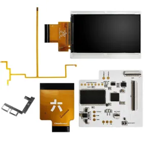 Game Boy Advance IPS LCD CleanScreen Backlight Kit with OSD - Retrosix