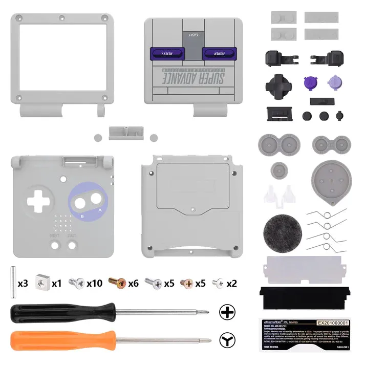Game Boy Advance SP IPS Ready Full Shell Replacement - eXtremeRate