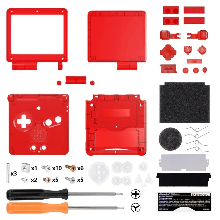 Game Boy Advance SP IPS Ready Full Shell Replacement - eXtremeRate