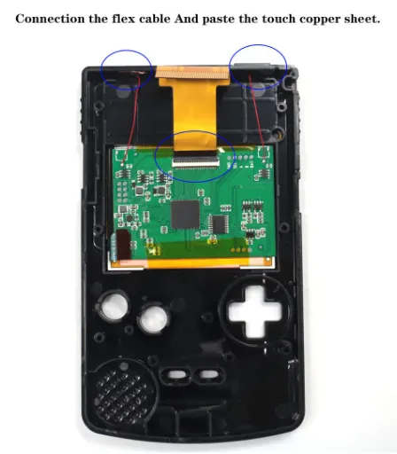 Game Boy Color Q5 IPS LCD Backlight Kit with Laminated Lens and OSD - Hispeedido