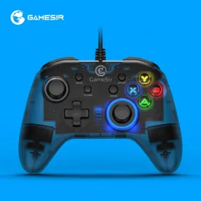 GameSir T4w Wired Gamepad and Carrying Case, Game Controller with Vibration and Turbo Function PC Joystick for Windows 7 8 10 11