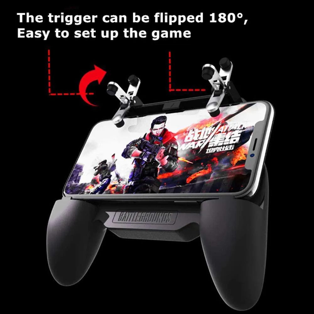 Gaming Grip with Portable Charger Cooling Fan