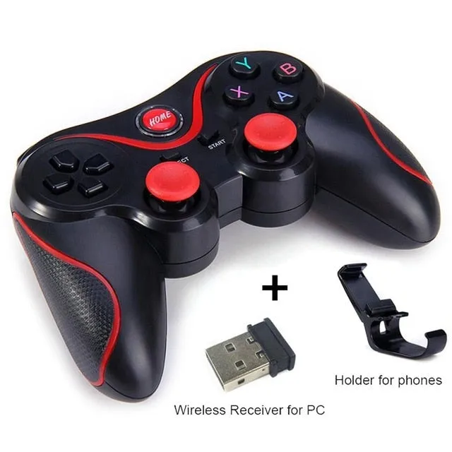 [Genuine]T3 Bluetooth Wireless Gamepad S600 STB S3VR Game Controller Joystick For Android IOS Mobile Phones PC Game Handle