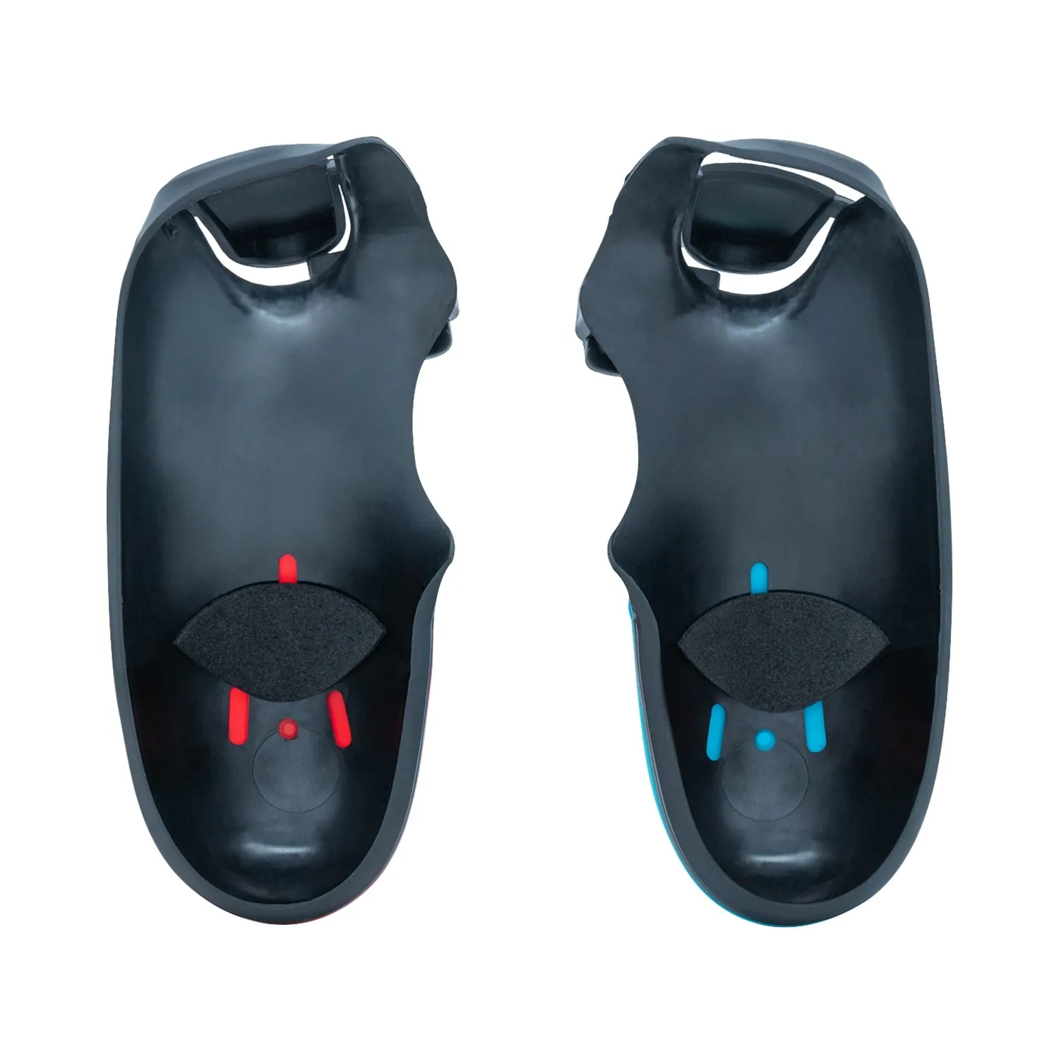 Good Feeling FPS Trigger Stop & Grip Cover for PS4 Controller Honcam Handle Grip Shell for  Dualshock 4 for Gamer - Red & Blue