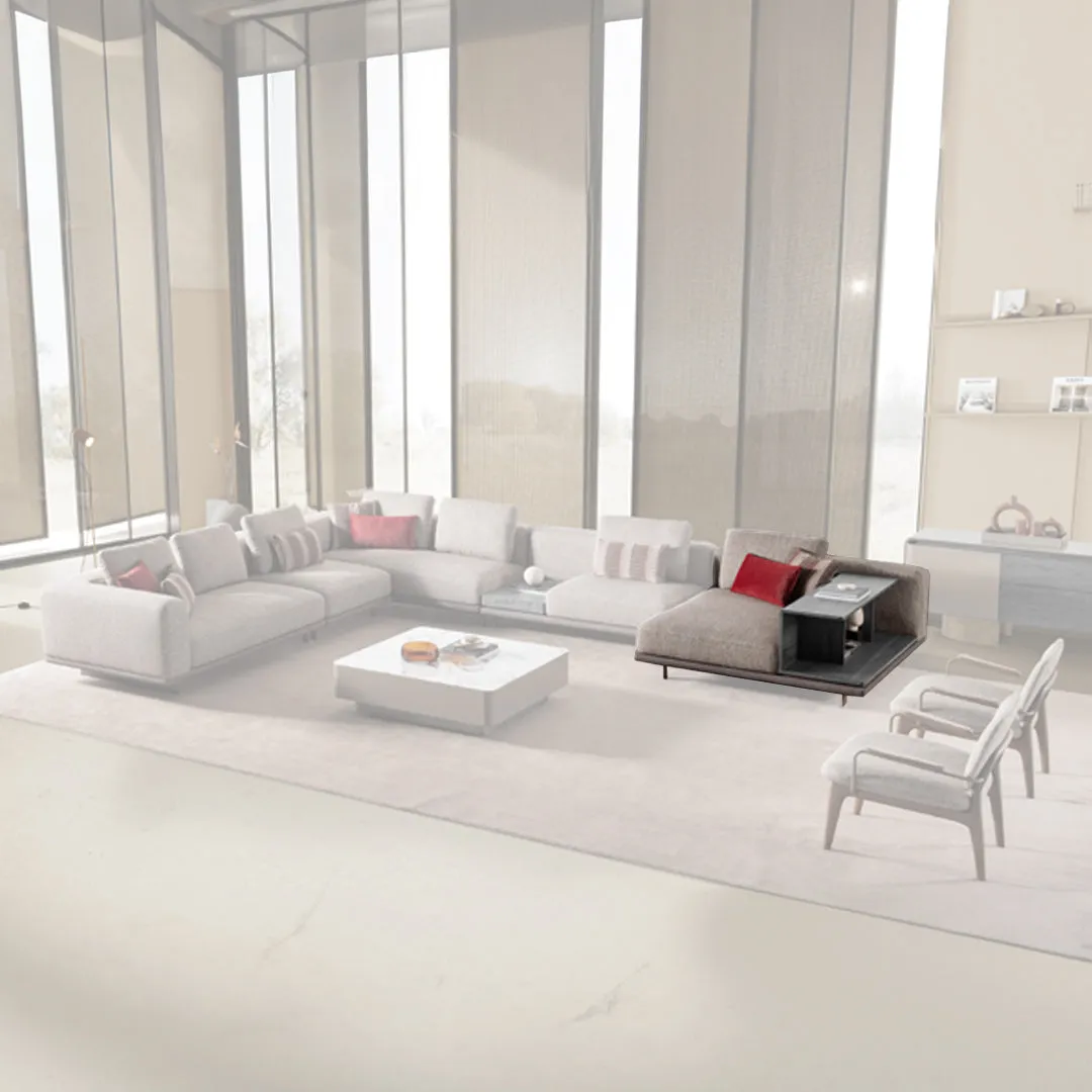 HARMONY CHAISE WITH RIGHT SHELF SAR-RIGHT/SHELF005