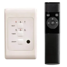 Heatstrip Hard Wire Controller w/ Timer and Heat Settings and Remote Thermofilm - TT-MTM2