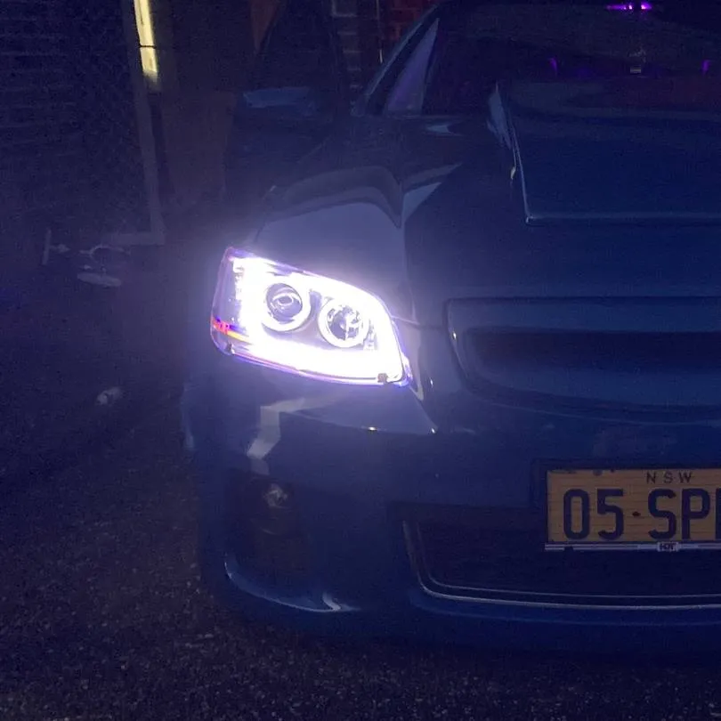 Holden VE Series 2 Black DRL Headlights