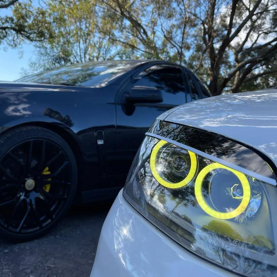 Holden VE Series 2 Black DRL Headlights