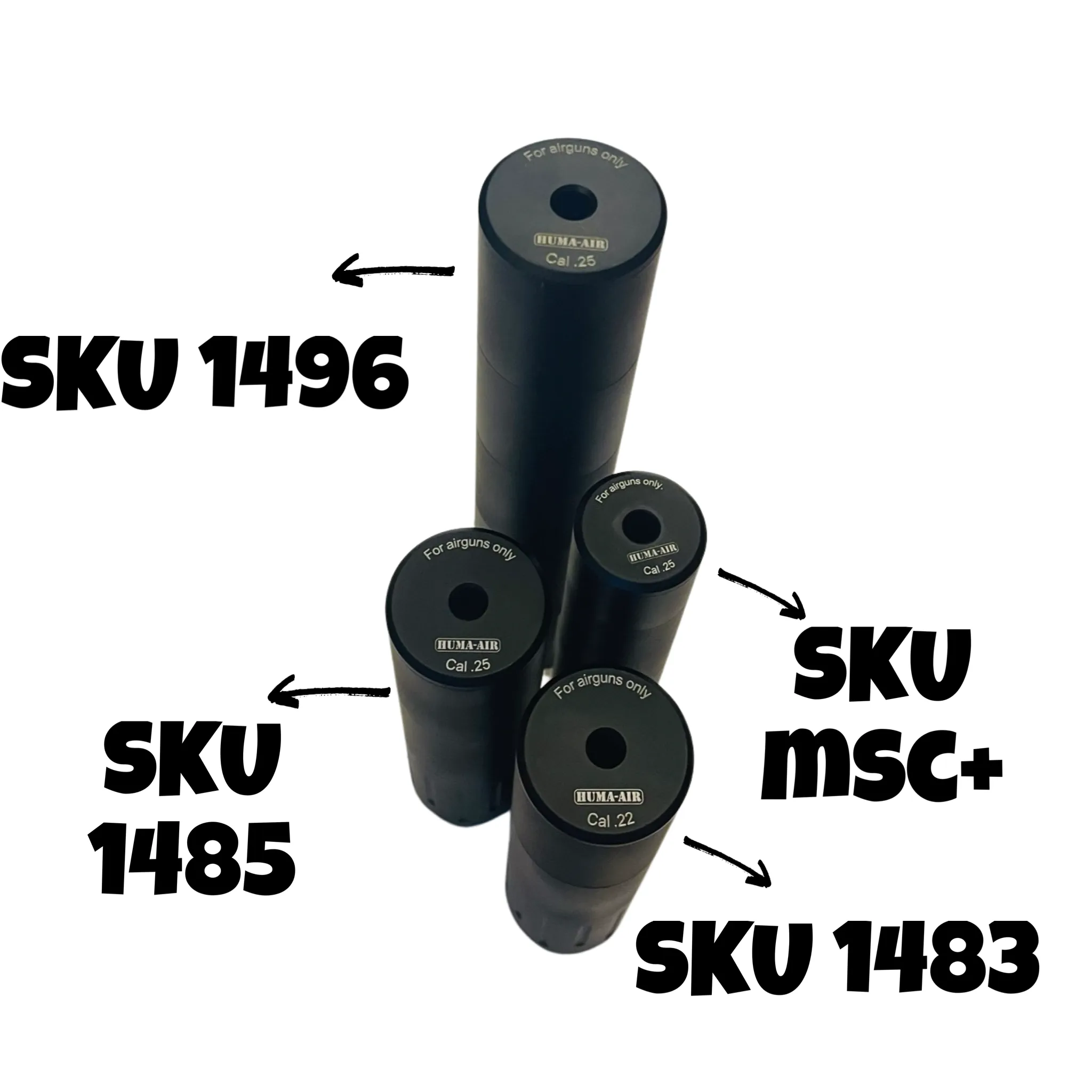 Huma Modular Air Moderator MOD40-5/0 (Long) .25