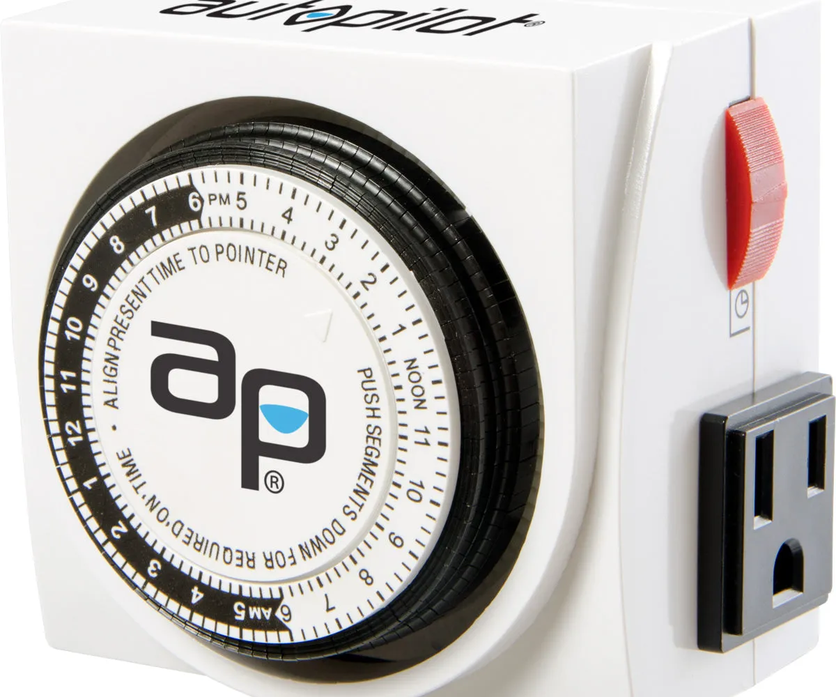 Hydrofarm Dual Outlet Analog Timer