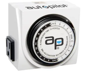 Hydrofarm Dual Outlet Analog Timer