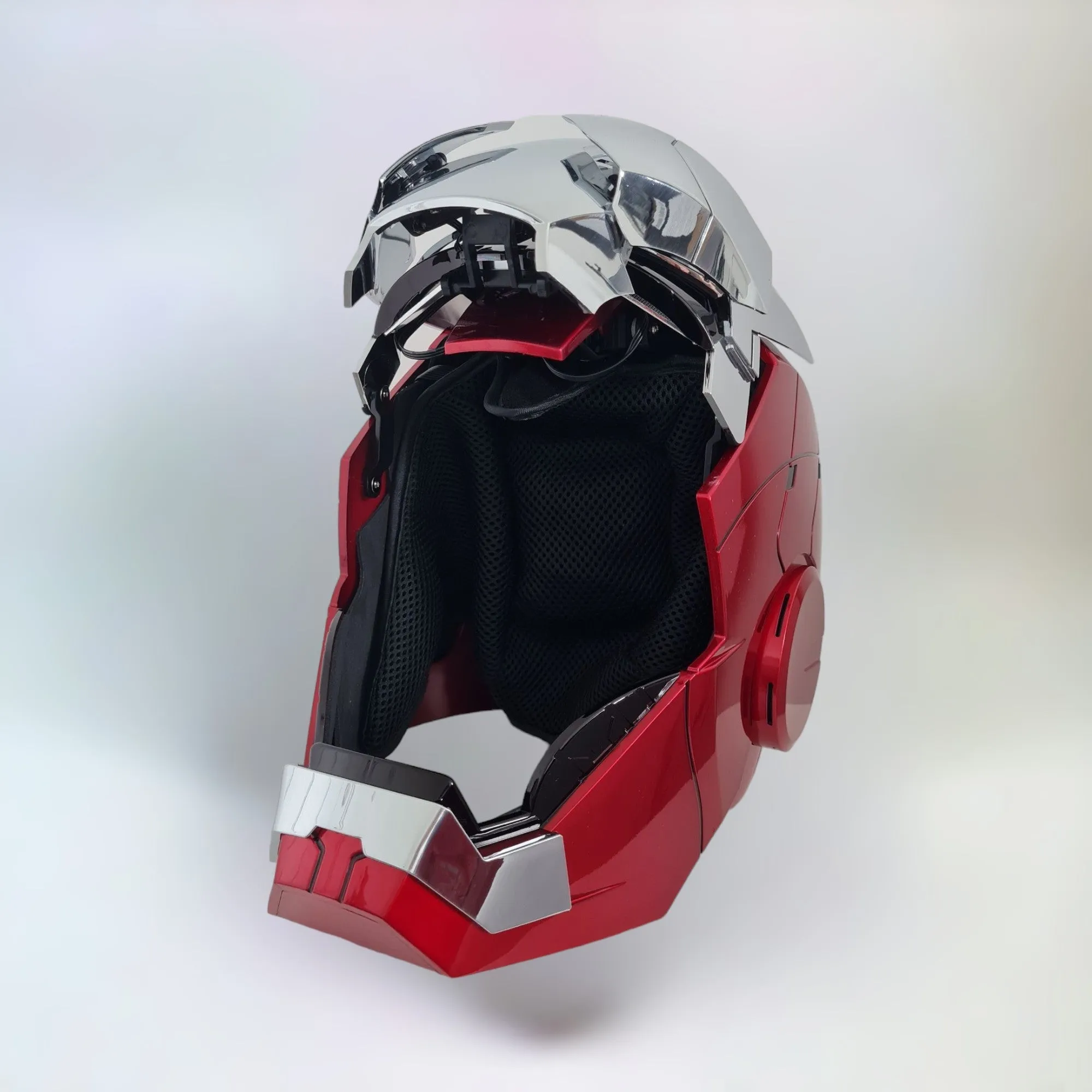 Iron Man MK5 Helmet Silver Edition with Voice Control