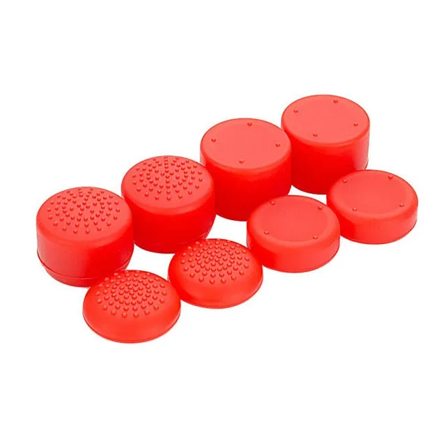 IVYUEEN Soft Silicone Rubber Case For Sony PlayStation Dualshock 4 PS4 DS4 Pro Slim Controller Skin Cover   2 Thumb Grips Caps