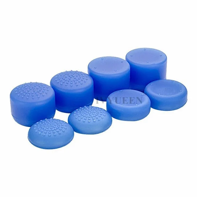 IVYUEEN Soft Silicone Rubber Case For Sony PlayStation Dualshock 4 PS4 DS4 Pro Slim Controller Skin Cover   2 Thumb Grips Caps