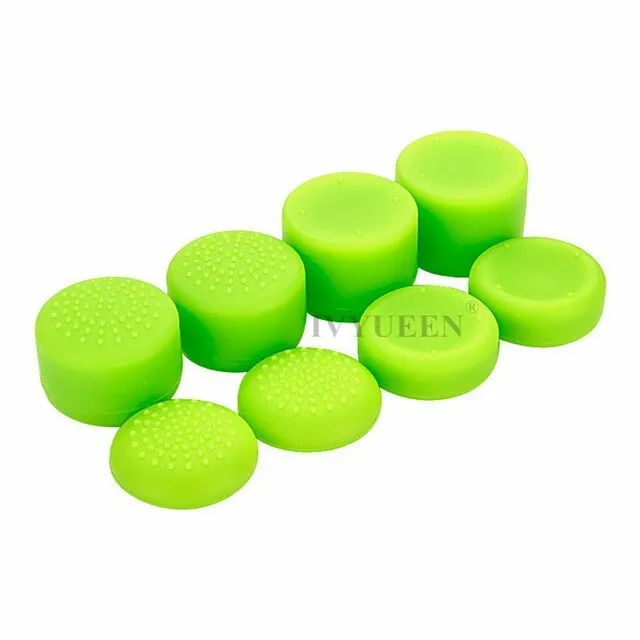 IVYUEEN Soft Silicone Rubber Case For Sony PlayStation Dualshock 4 PS4 DS4 Pro Slim Controller Skin Cover   2 Thumb Grips Caps