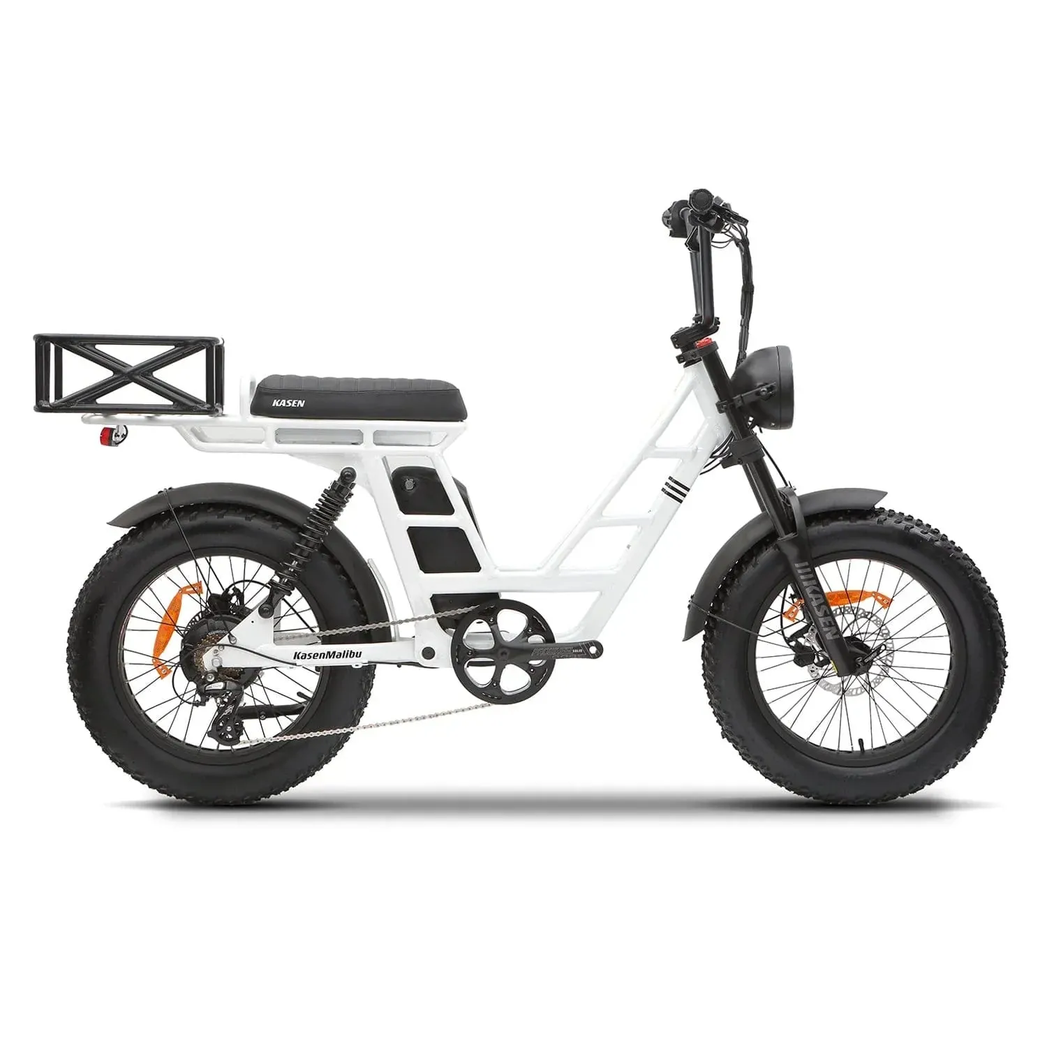 KASEN Malibu 1000 w Step Thru Ebike 20x4 Fat Electric Cargo eBike