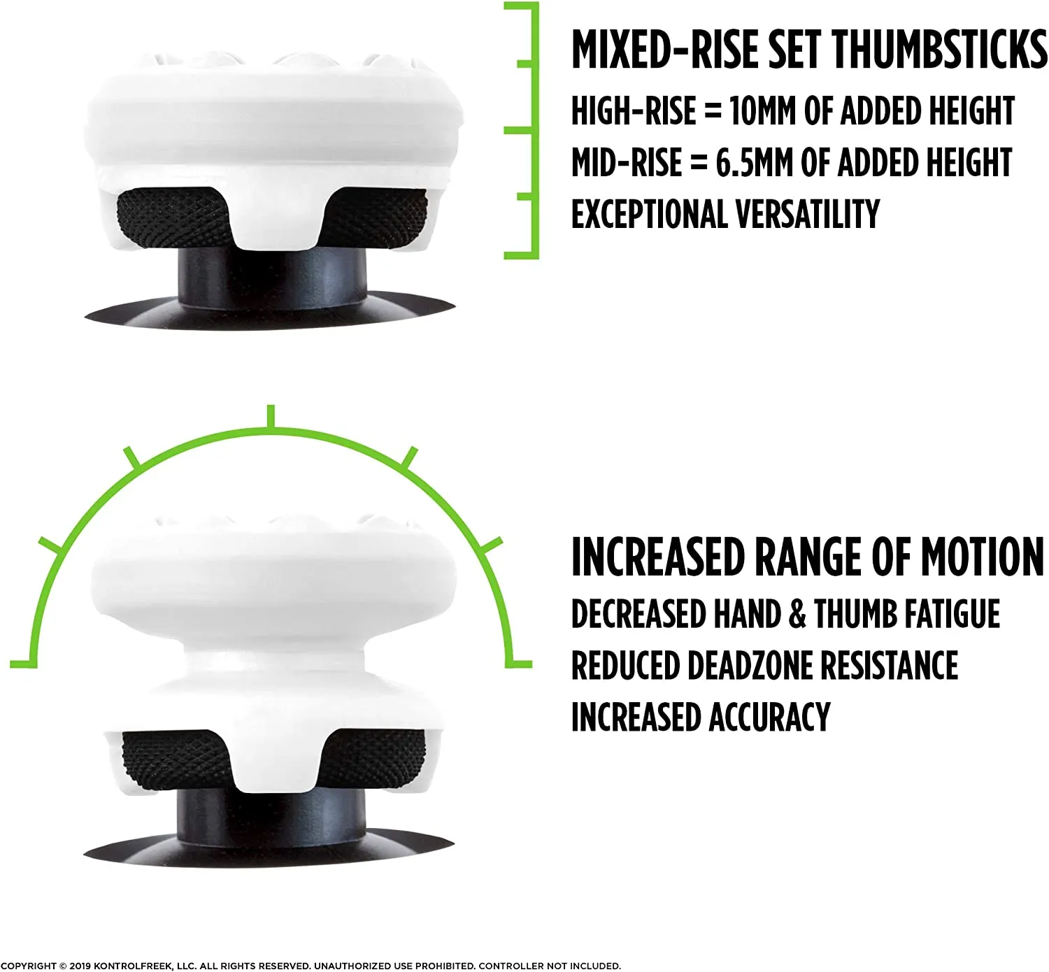 KontrolFreek Freek Galaxy White for PlayStation 4 | PlayStation 5