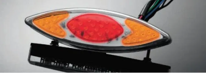 LED Combination 3 in 1 Brake,Tail Light   Indicators Universal - Highway Hawk 68-231