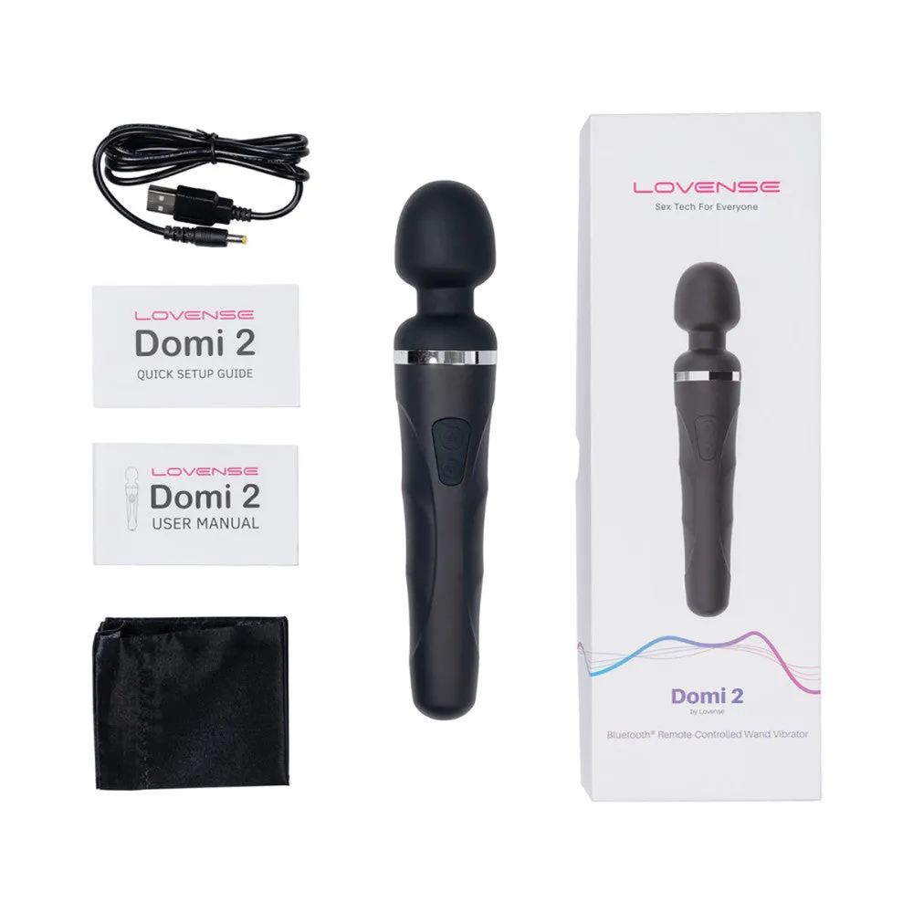 Lovense Domi 2 Silicone Vibrating Wand Massager