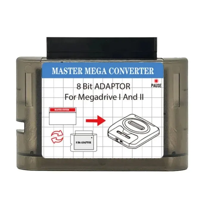 Master System to Mega Drive 1/2 Adapter: Play your favourite SMS games on your Genesis/Mega Drive