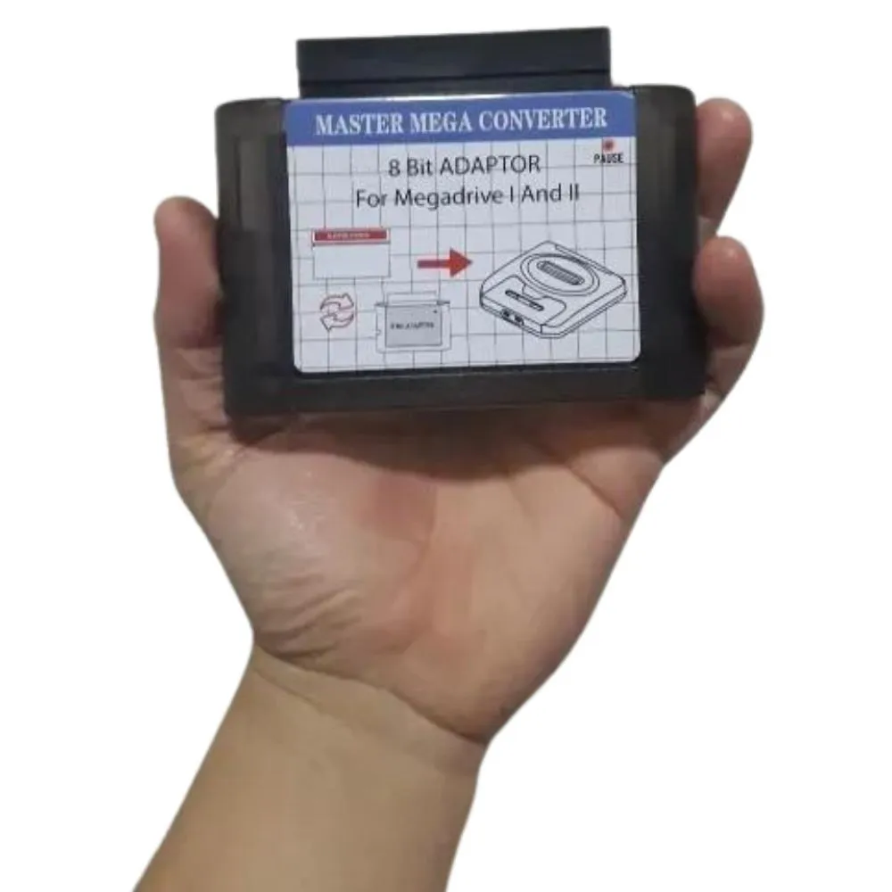 Master System to Mega Drive 1/2 Adapter: Play your favourite SMS games on your Genesis/Mega Drive