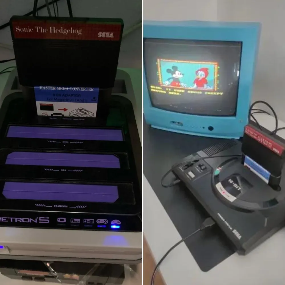 Master System to Mega Drive 1/2 Adapter: Play your favourite SMS games on your Genesis/Mega Drive