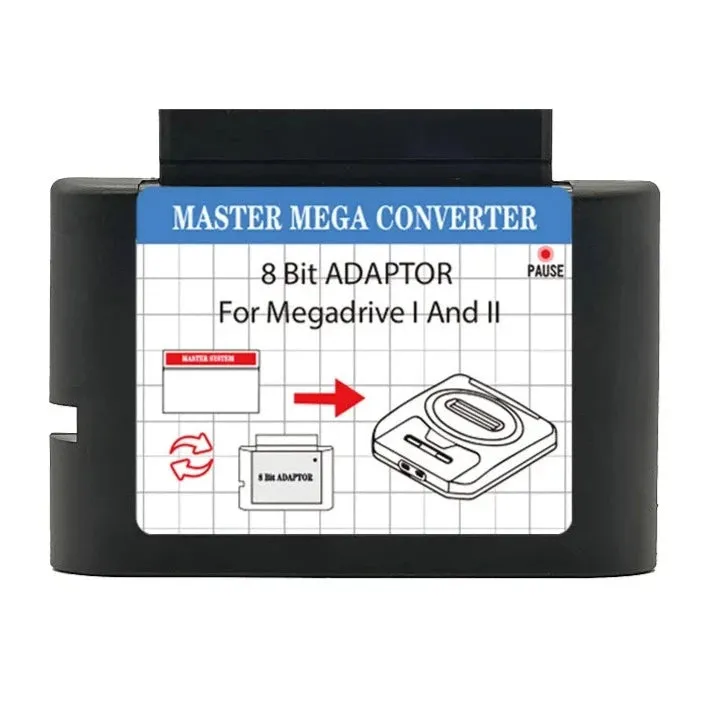 Master System to Mega Drive 1/2 Adapter: Play your favourite SMS games on your Genesis/Mega Drive
