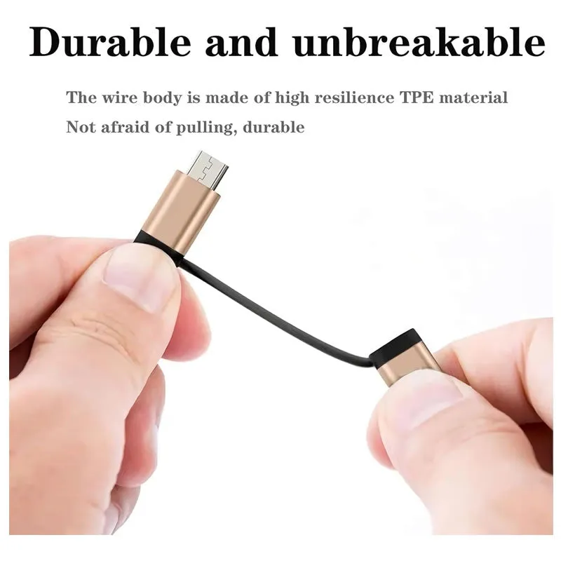 Micro Usb And Type C Otg Mini Cable