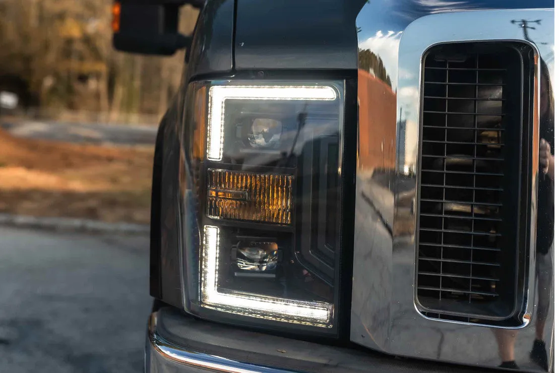 Morimoto Headlights Ford Super Duty (2008-2010) XB Hybrid - Black