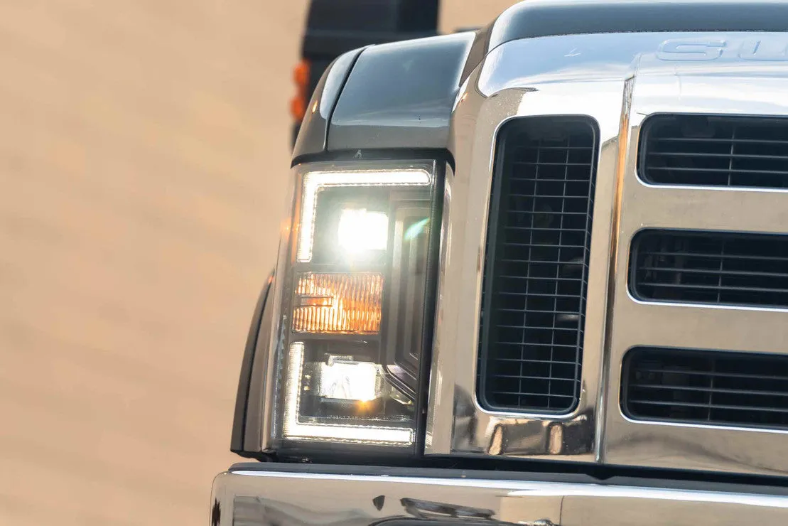 Morimoto Headlights Ford Super Duty (2008-2010) XB Hybrid - Black