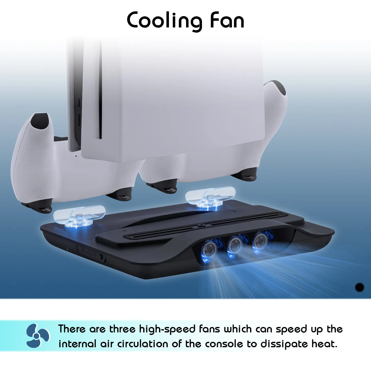 Multifunctional Cooling Stand with Charging for PS5 (TP5-05102)