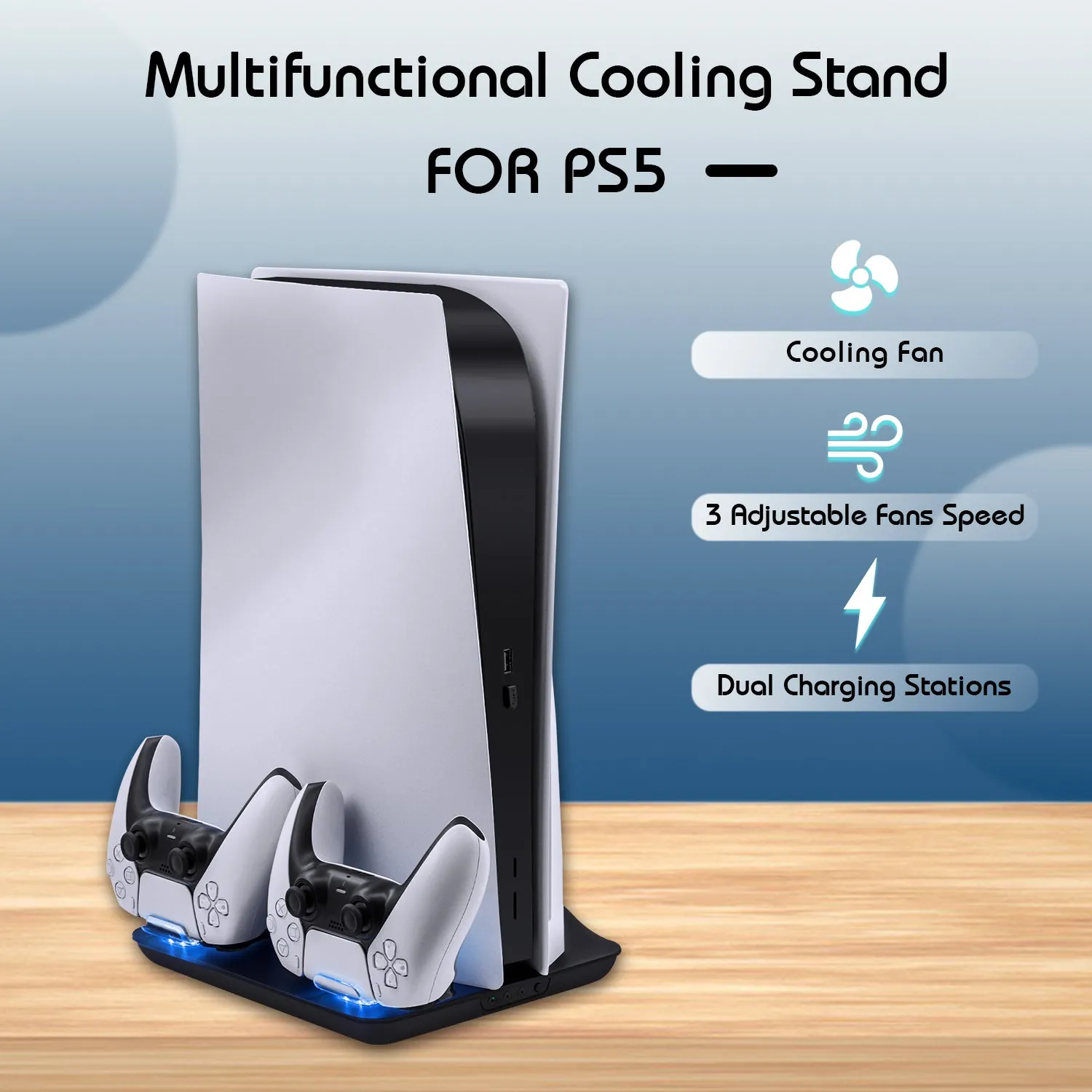 Multifunctional Cooling Stand with Charging for PS5 (TP5-05102)