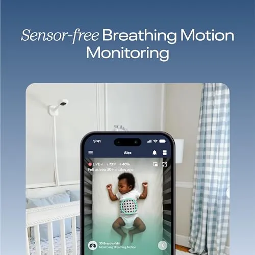 Nanit: Wall Mount Pro Camera Baby Monitor with Smart Alerts and Travel Case