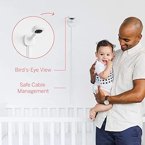 Nanit: Wall Mount Pro Camera Baby Monitor with Smart Alerts and Travel Case