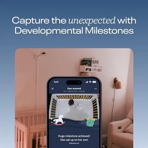 Nanit: Wall Mount Pro Camera Baby Monitor with Smart Alerts and Travel Case