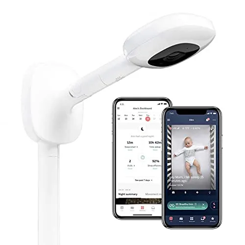 Nanit: Wall Mount Pro Camera Baby Monitor with Smart Alerts and Travel Case