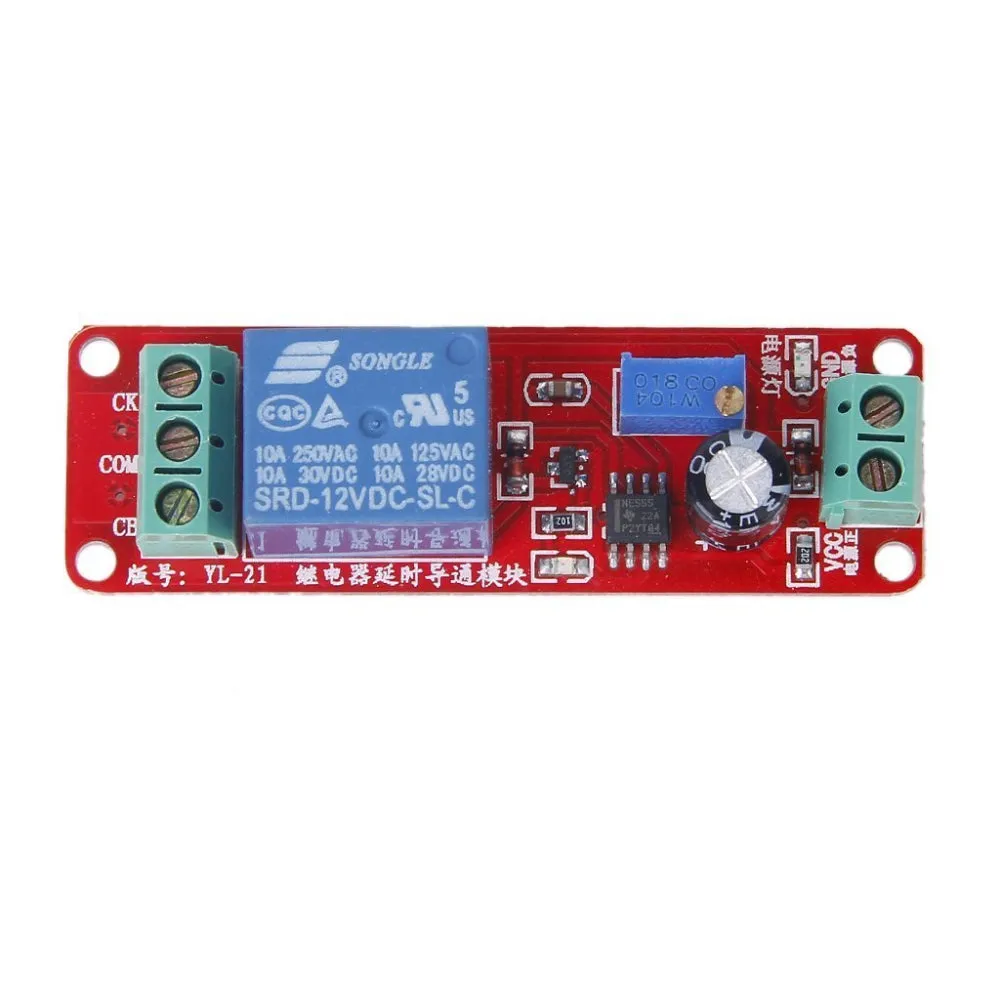 NE555 DC 12V Digital Delay Monostable Switch Module Time Delay Switch
