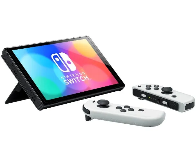 Nintendo Switch OLED Model White Set - 64GB - White - Brand New